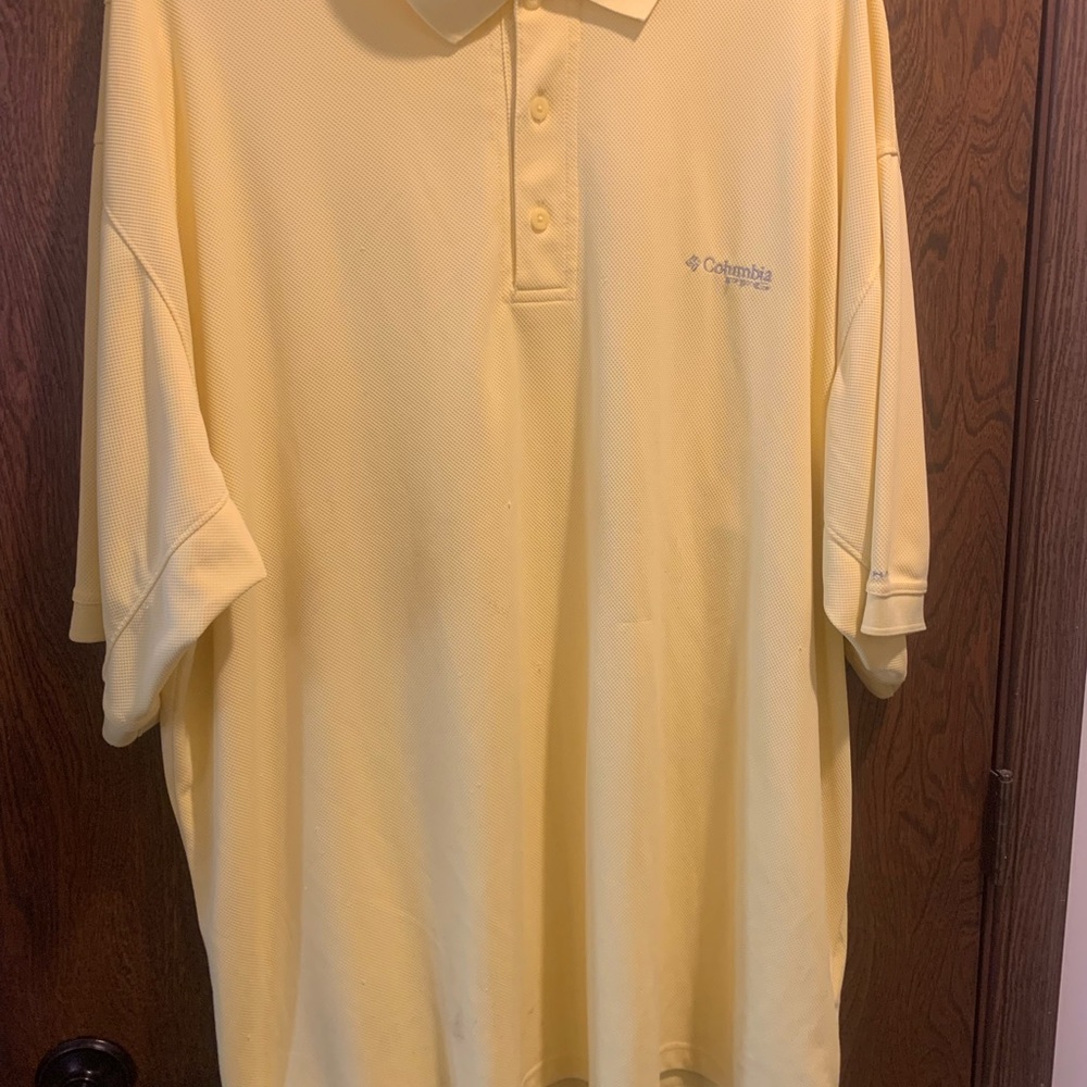 Colombia Sportswear PFD OMNI SHADE YELLOW 100% polyester new